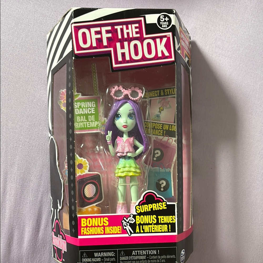 Off the Hook Fashion Doll with Purple Hair
